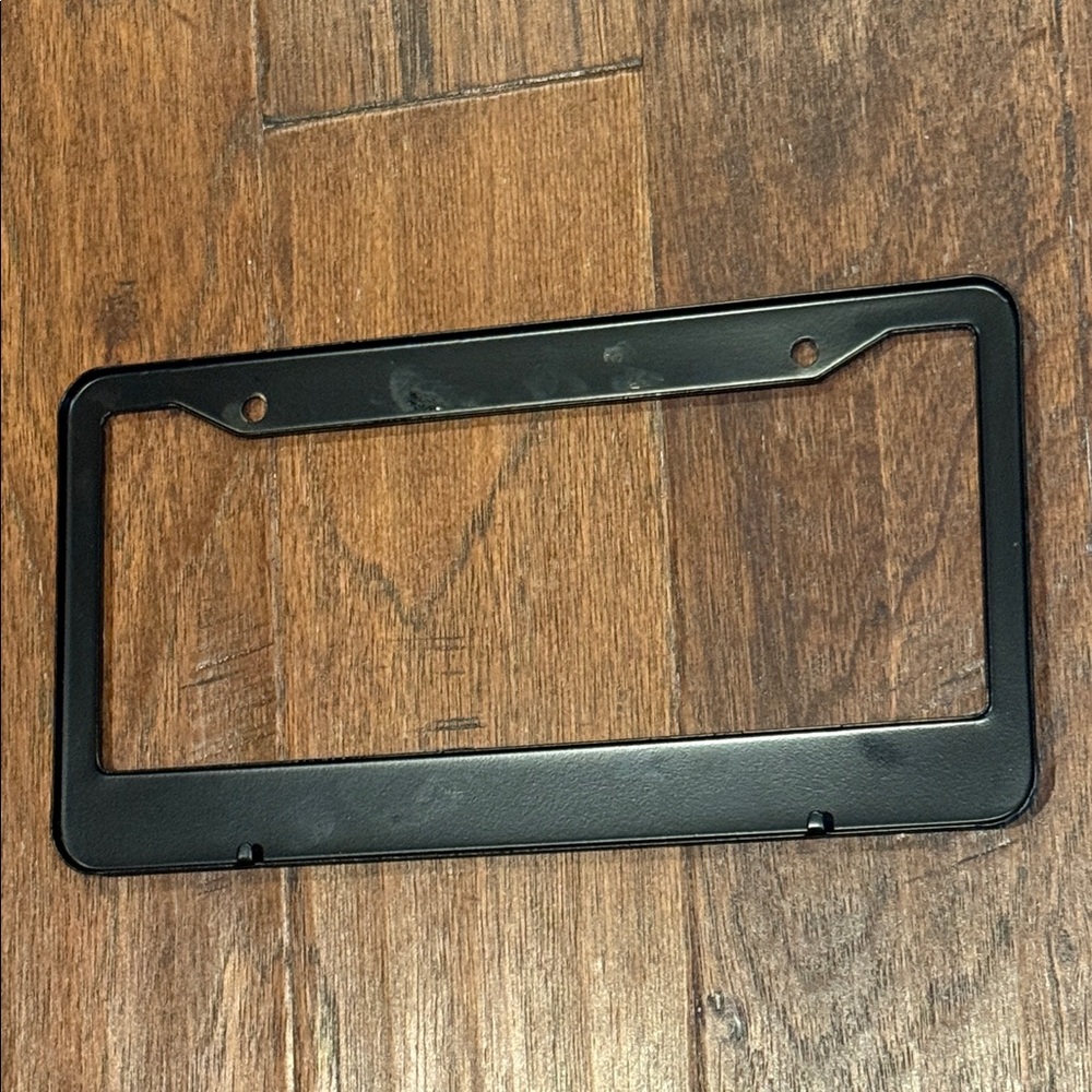 Black Rhinestone License Plate Frame - Picture 6 of 6